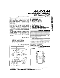 DataSheet MAX167 pdf
